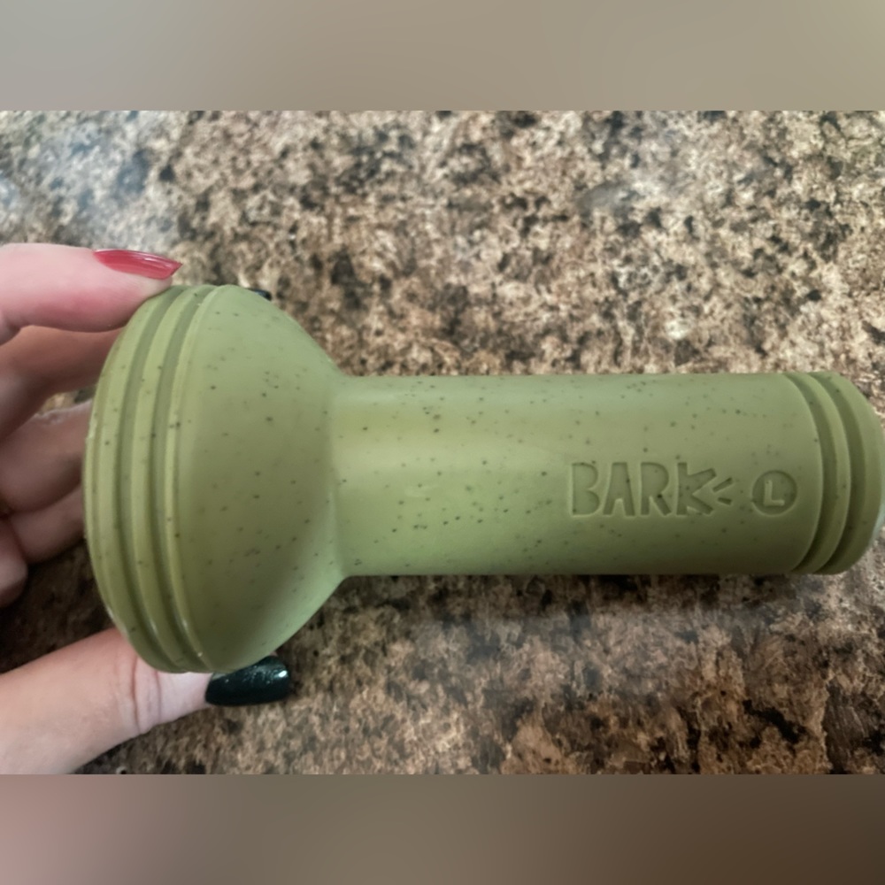 Bark box super chewer FLASHBITE hard nylon flashlight dog toy NEW